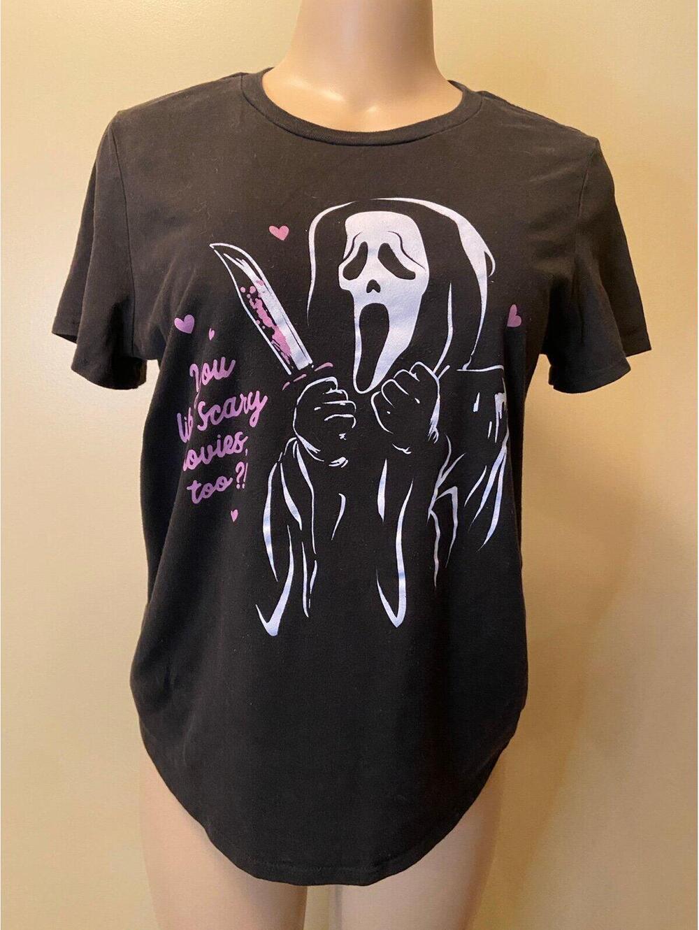 Ghost face Halloween Tee
